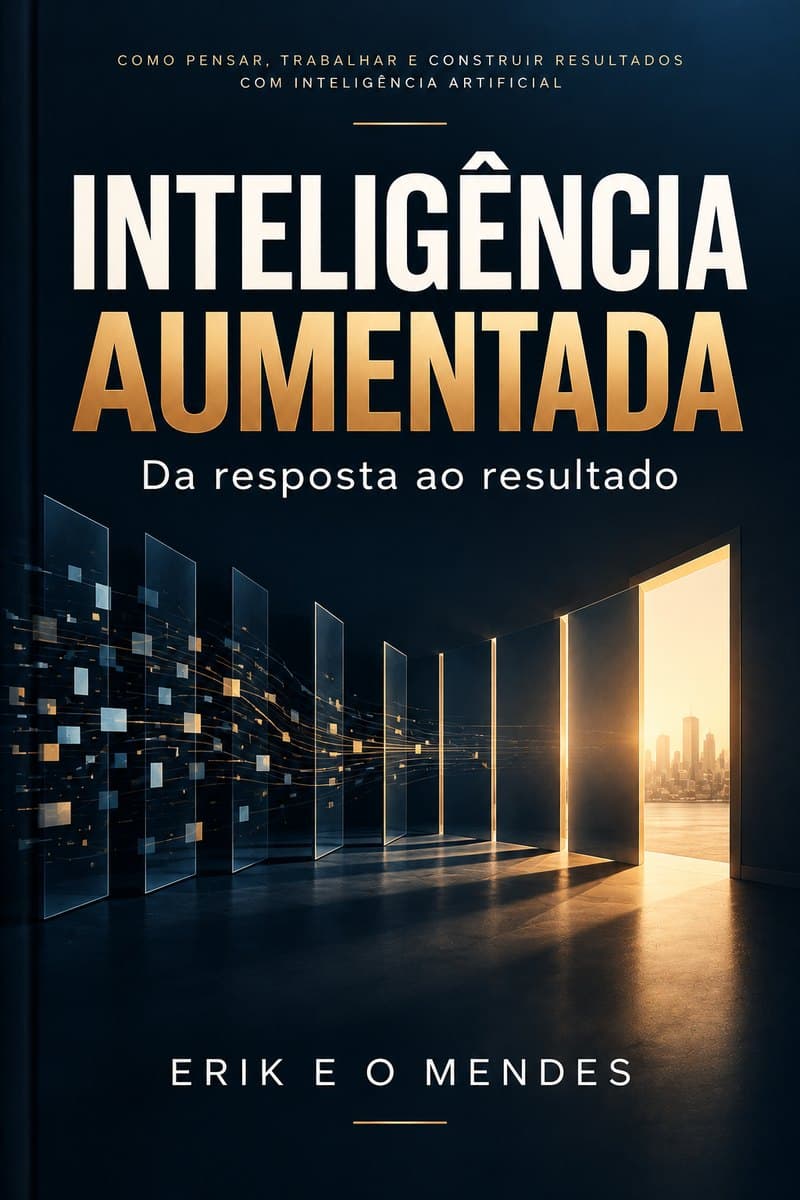 Capa do livro Inteligência Aumentada — Da resposta ao resultado, de Erik E O Mendes